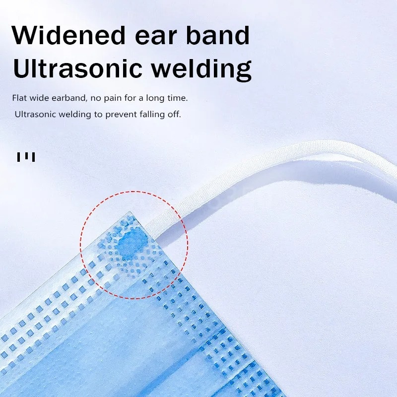 50-500pcs Disposable Adults In - Disposable Mask Blue review and price
