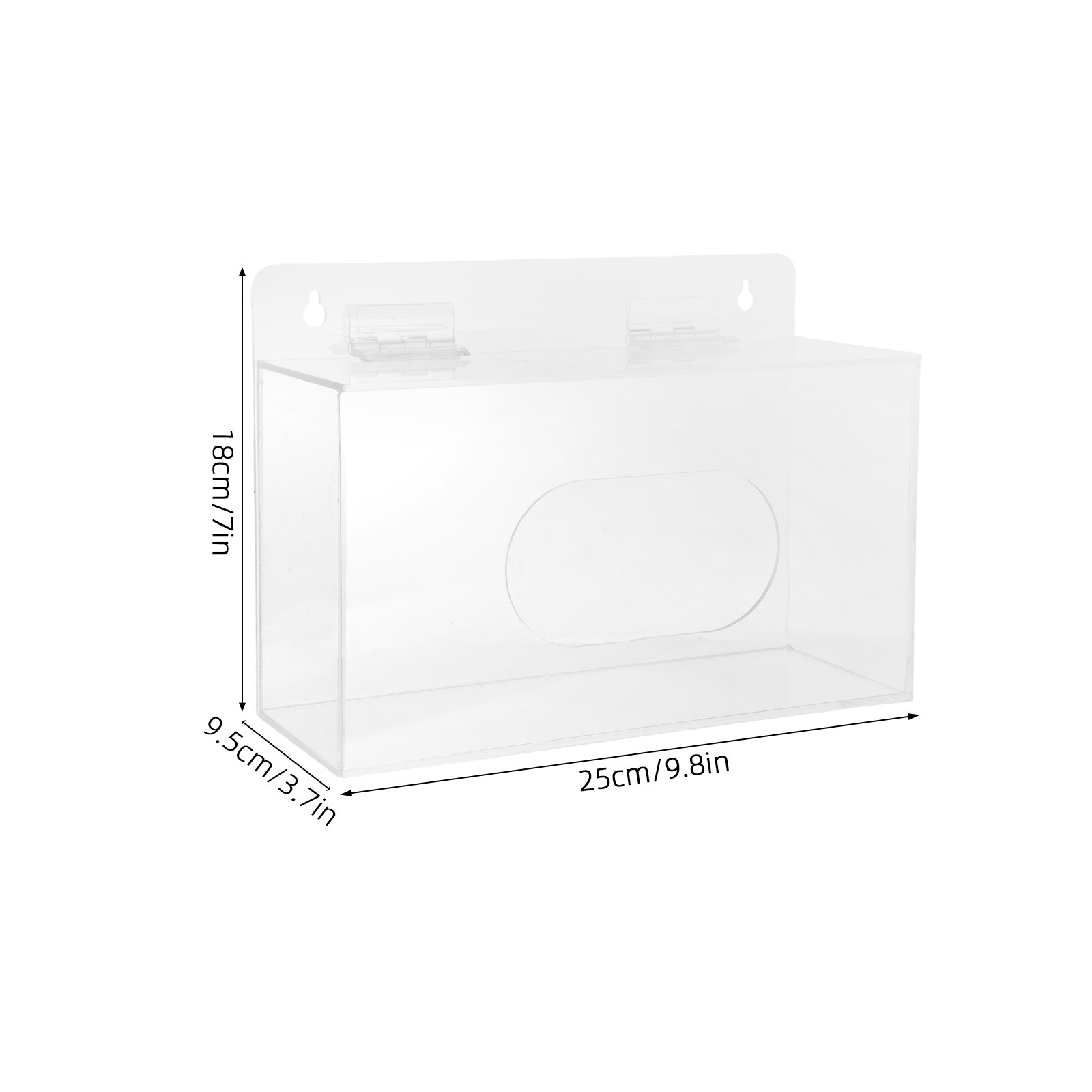 Clear Acrylic Face Mask Organi - Face Mask Storage Box review and price