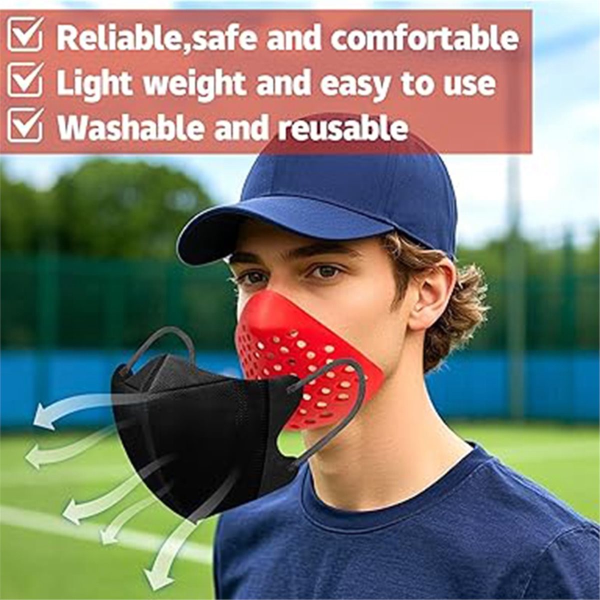 useful 4Pcs 3D Silicone Mask I - Silicone Mask Bracket review and price